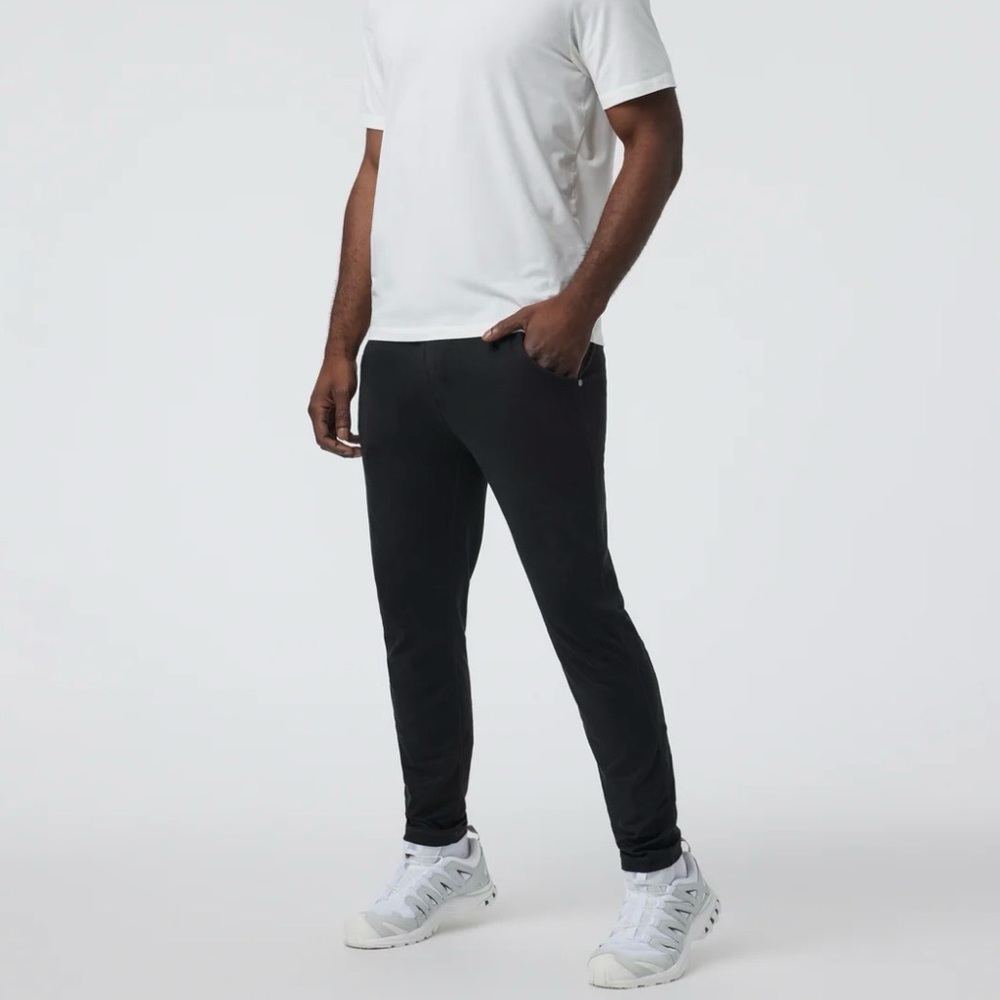 Vuori Men's Ponto Performance Pant 30" Black Heather Sz XL NWOT